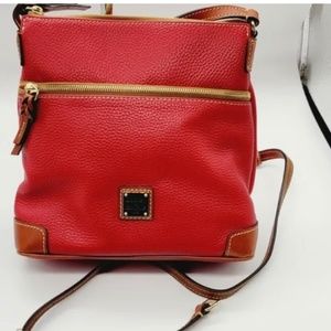 Dooney & Bourke Handbag Pebble Leather Crossbody RED